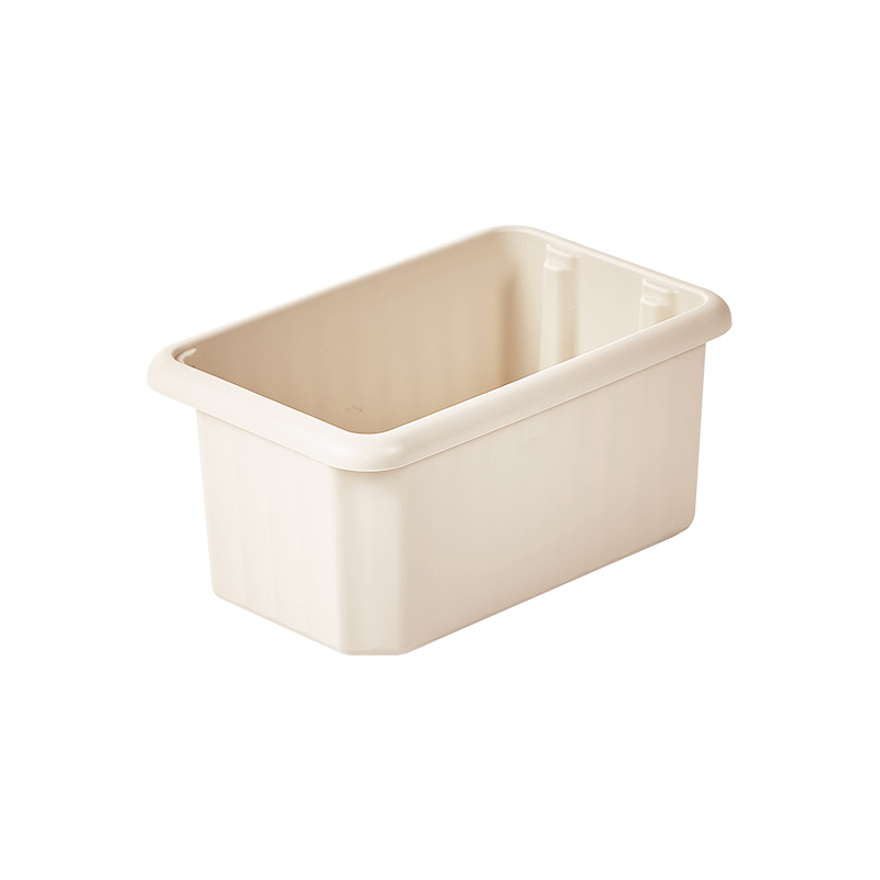 Mori Girl Stackable Storage Basket (S)(Beige)
